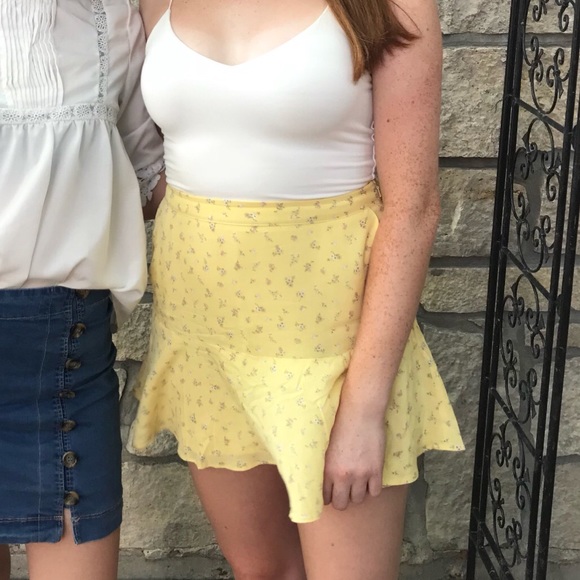 ruffle skirt with jacket